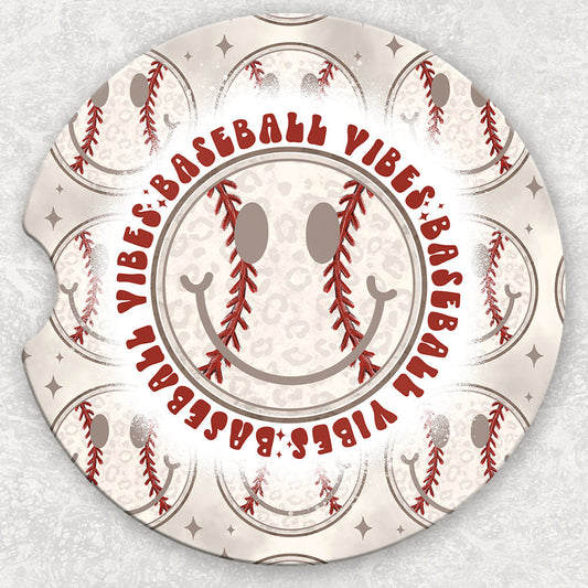 Car Coaster Set - Baseball Vibes