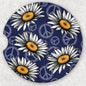 Car Coaster Set - Blue Peace Daisies
