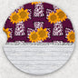 Car Coaster Set - Cross and Sunflowers