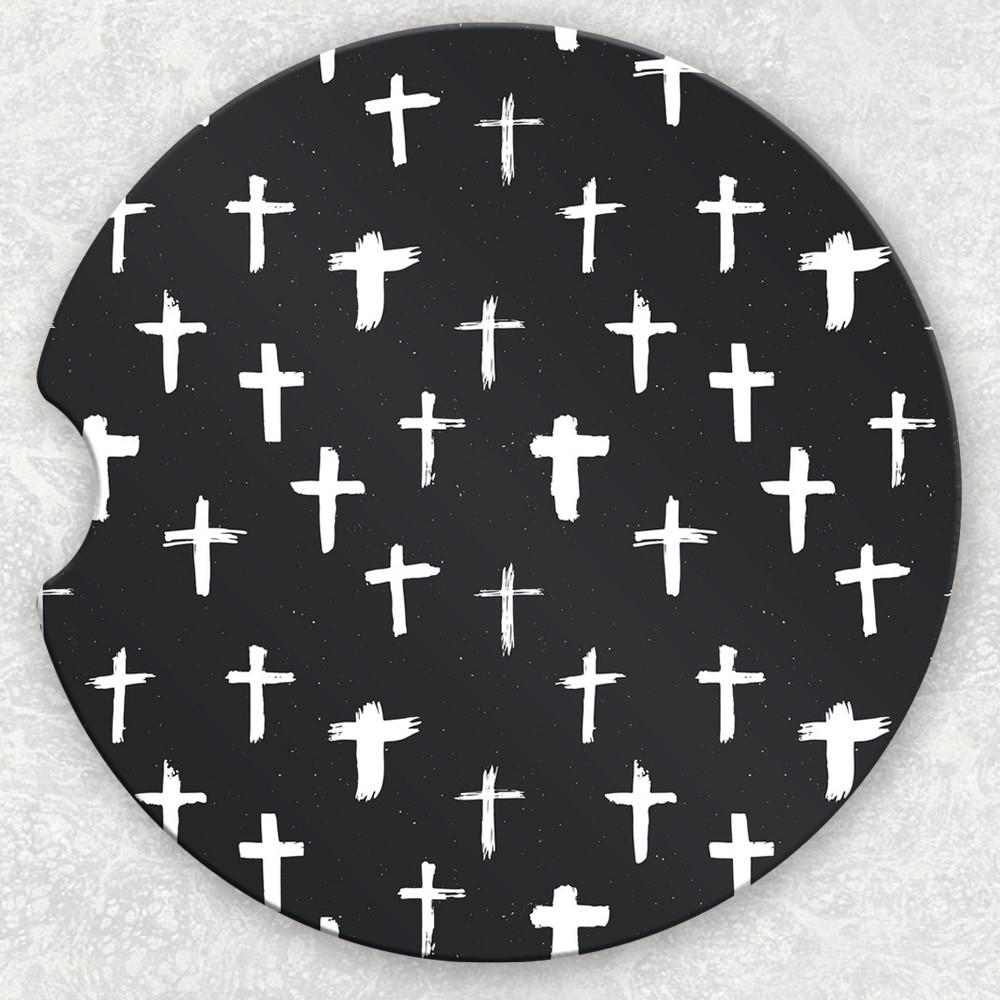 Car Coaster Set - Crosses