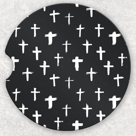 Car Coaster Set - Crosses