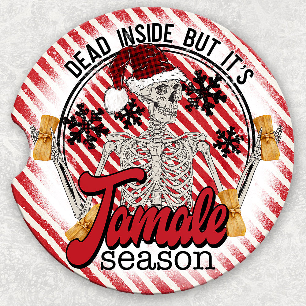 Car Coaster Set - Dead Inside But It's Tamale Season