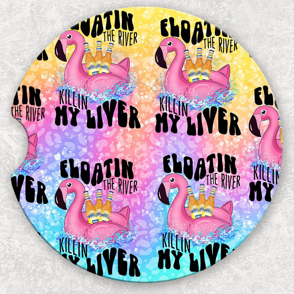 Car Coaster Set - Floatin the River