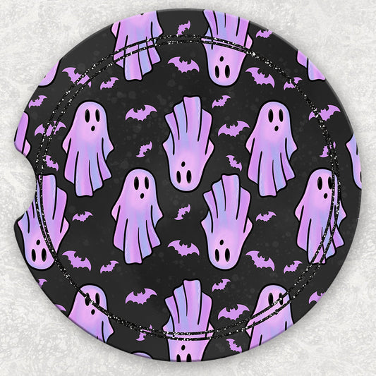 Car Coaster Set - Ghosts and Bats