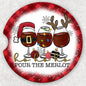 Car Coaster Set - Ho Ho Ho Pour the Merlot