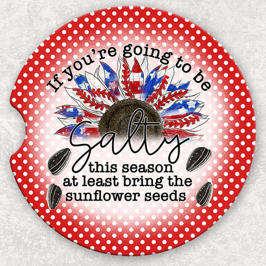 Car Coaster Set - If You're Going to Be Salty Baseball