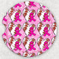 Car Coaster Set - Pink Ribbon Baseball