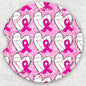 Car Coaster Set - Pink Ribbon Volleyball