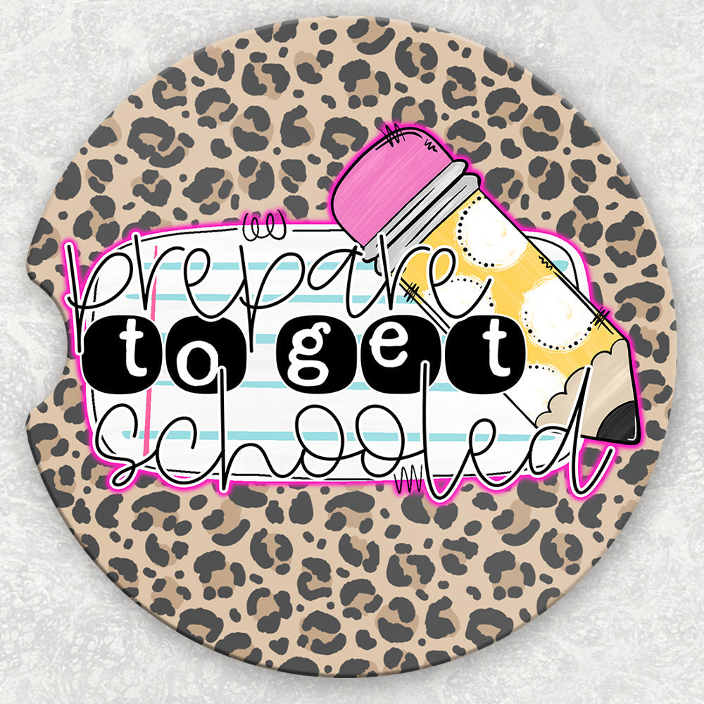 Car Coaster Set - Prepare to Get Schooled