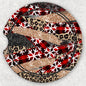 Car Coaster Set - Snowflakes and Leopard