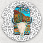 Car Coaster Set - Western Leopard