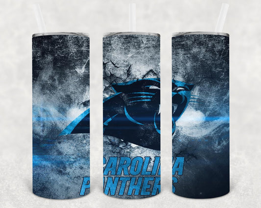 Carolina Panthers 20 oz Skinny Tumbler