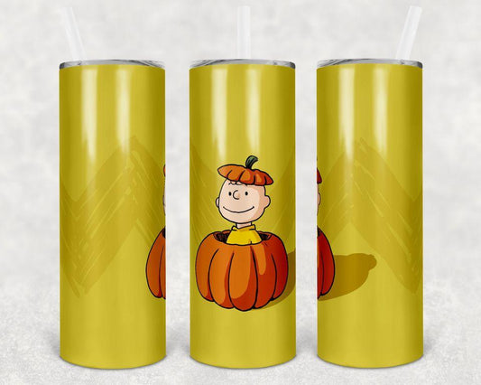 Charlie Brown Great Pumpkin 20 oz Skinny Tumbler