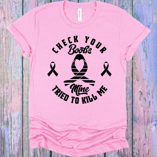 Check Your Boobs Graphic Tee