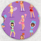 Car Coaster Set - Cheerleaders