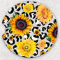 Car Coaster Set - Cheetah Sunflowers
