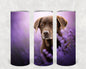 Chocolate Lab 20 oz Skinny Tumbler