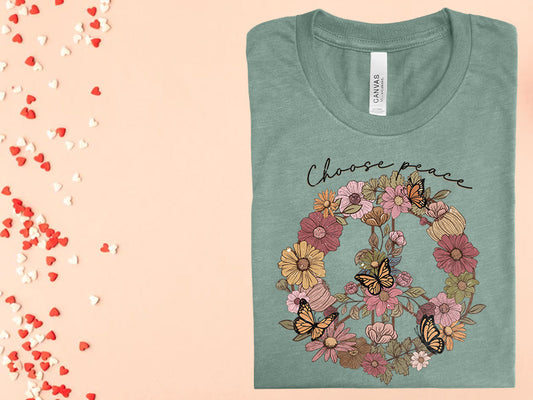 Choose Peace Graphic Tee