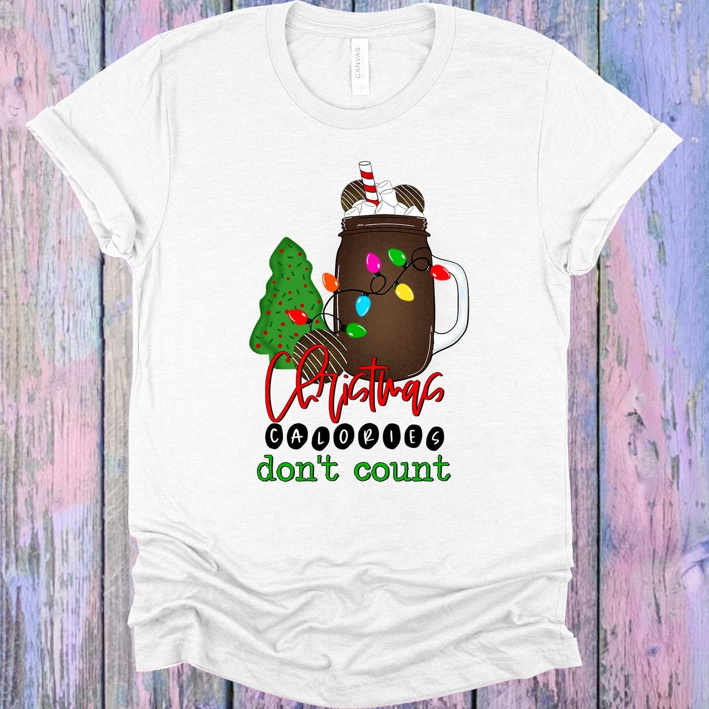 Christmas Calories Don't Count Graphic Tee