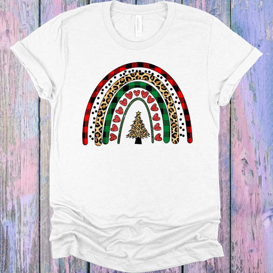 Christmas Rainbow Graphic Tee
