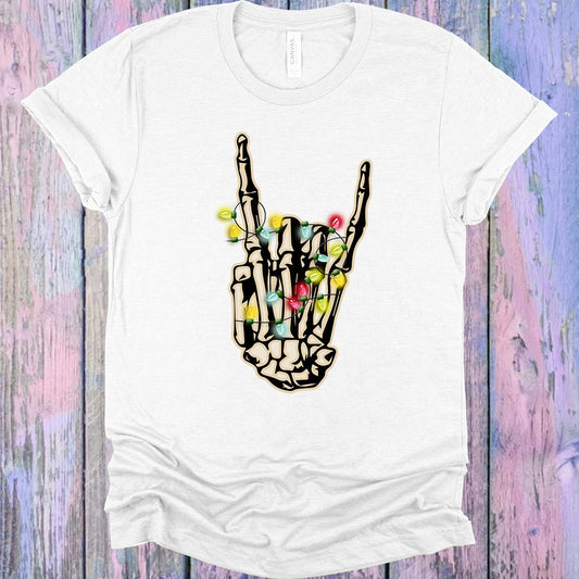 Christmas Skeleton Hand Graphic Tee