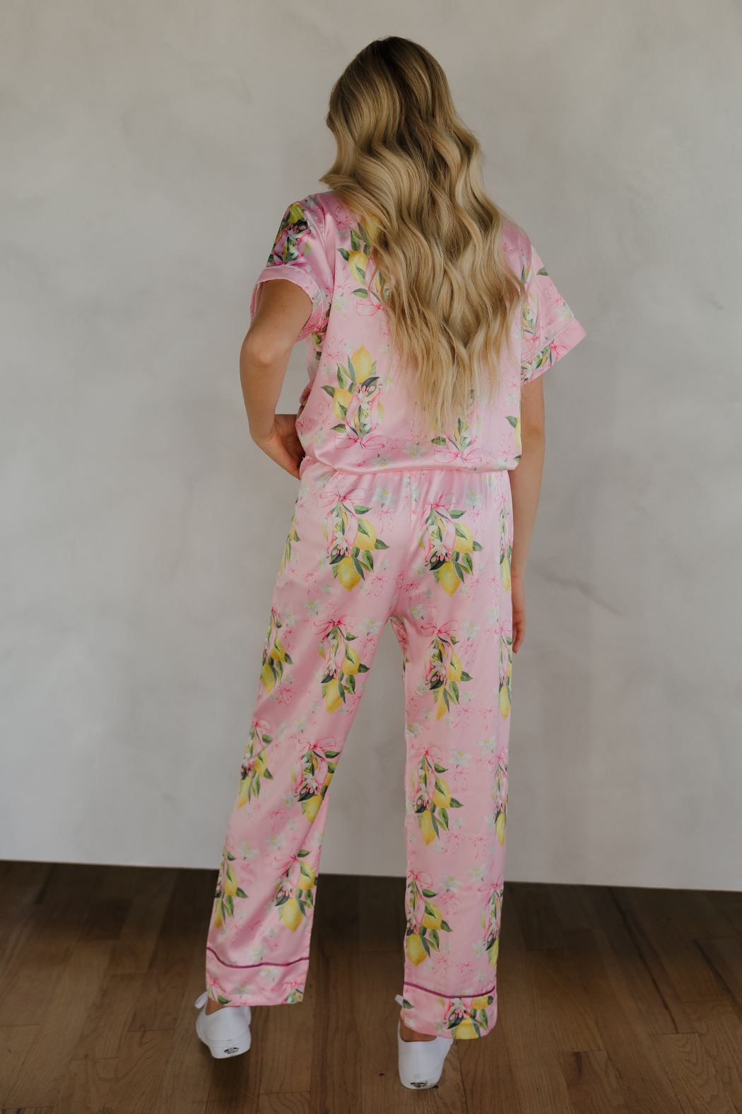 Citrine Coquette Ribbon Pajama Pants Set
