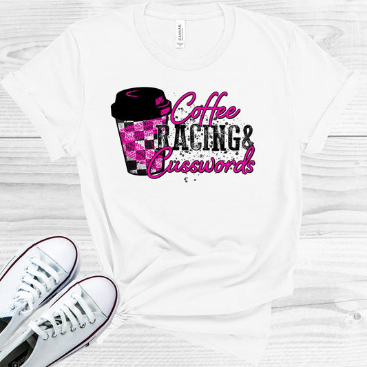 Coffee Racing and Cusswords Graphic Tee