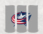 Columbus Blue Jackets 20 oz Skinny Tumbler