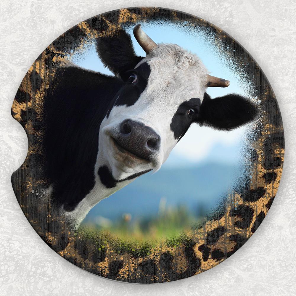 Car Coaster Set - Cow