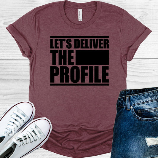 Criminal Minds Let's Deliver the Profile Graphic Tee