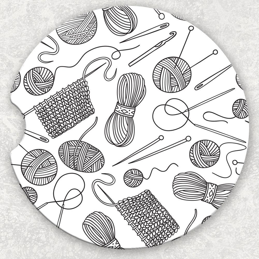 Car Coaster Set - Crochet