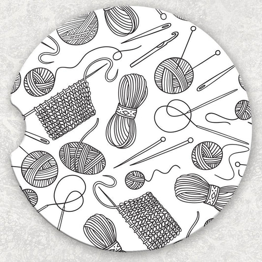 Car Coaster Set - Crochet