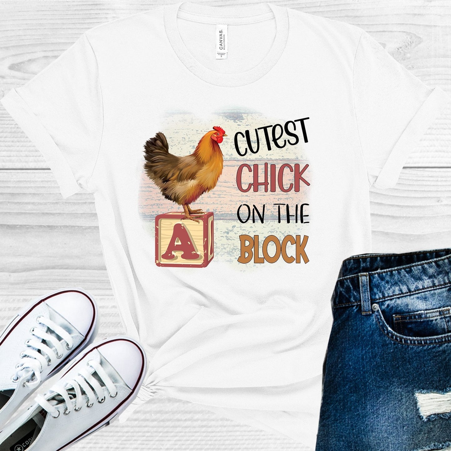 Cutest Chick on the Block Graphic Tee