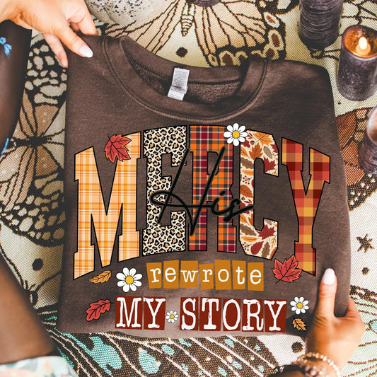 His Mercy Rewrote My Story Graphic Tee