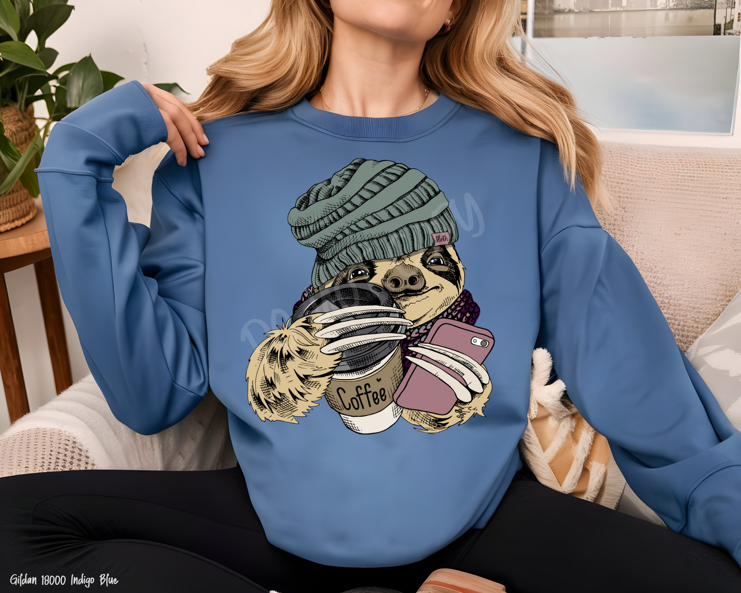 Winter Sloth & Coffee - Sweatshirt