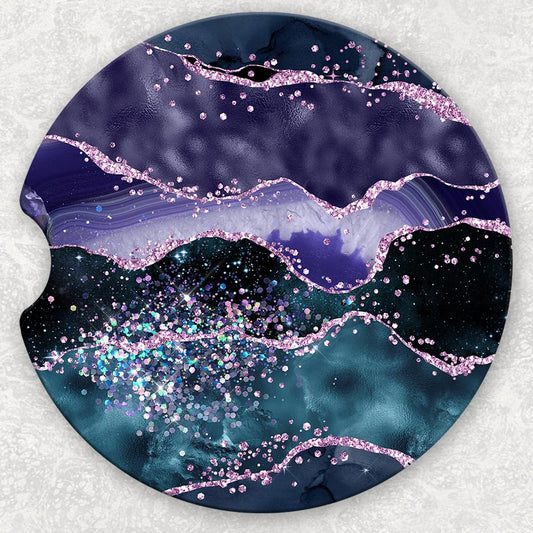 Car Coaster Set - Dark Agate