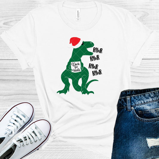 Deck the Halls Dino Graphic Tee