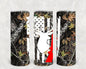 Deer Hunting 20 oz Skinny Tumbler