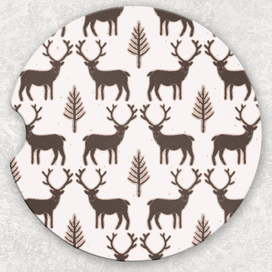 Car Coaster Set - Deer