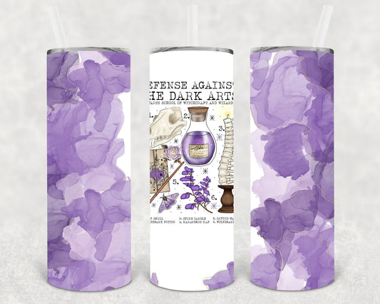 Defense Against the Dark Arts 20 oz Skinny Tumbler