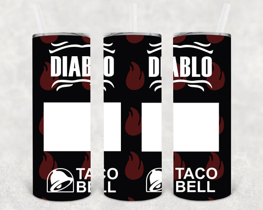 Diablo Sauce 20 oz Skinny Tumbler