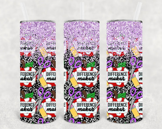 Difference Maker 20 oz Skinny Tumbler