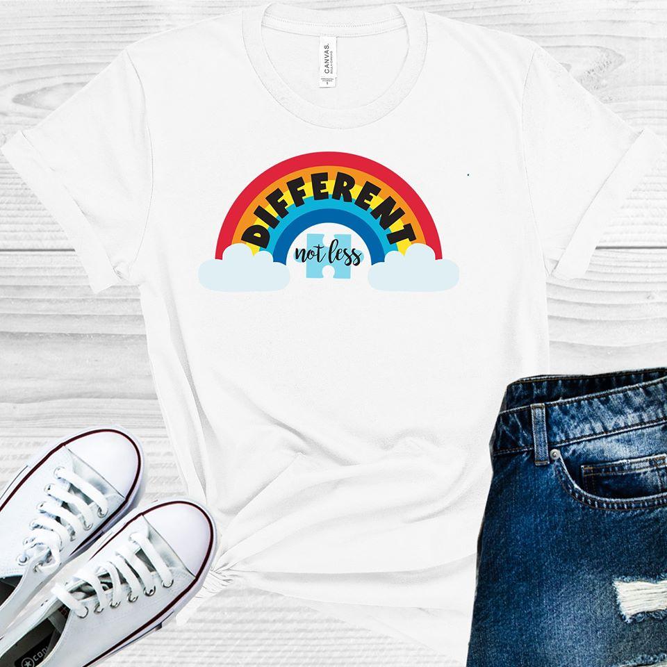 Different Not Less Autism Awareness Graphic Tee