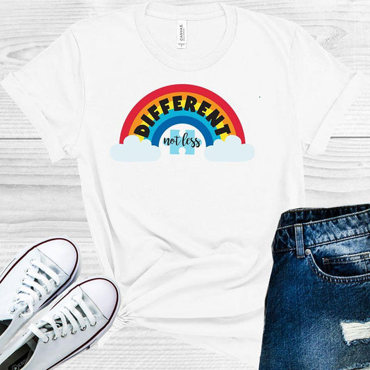 Different Not Less Autism Awareness Graphic Tee