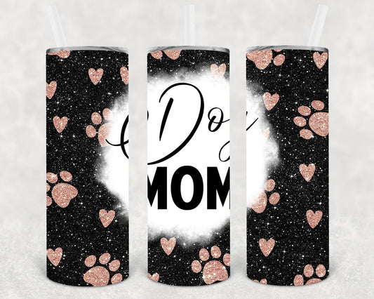 Dog Mom 20 oz Skinny Tumbler