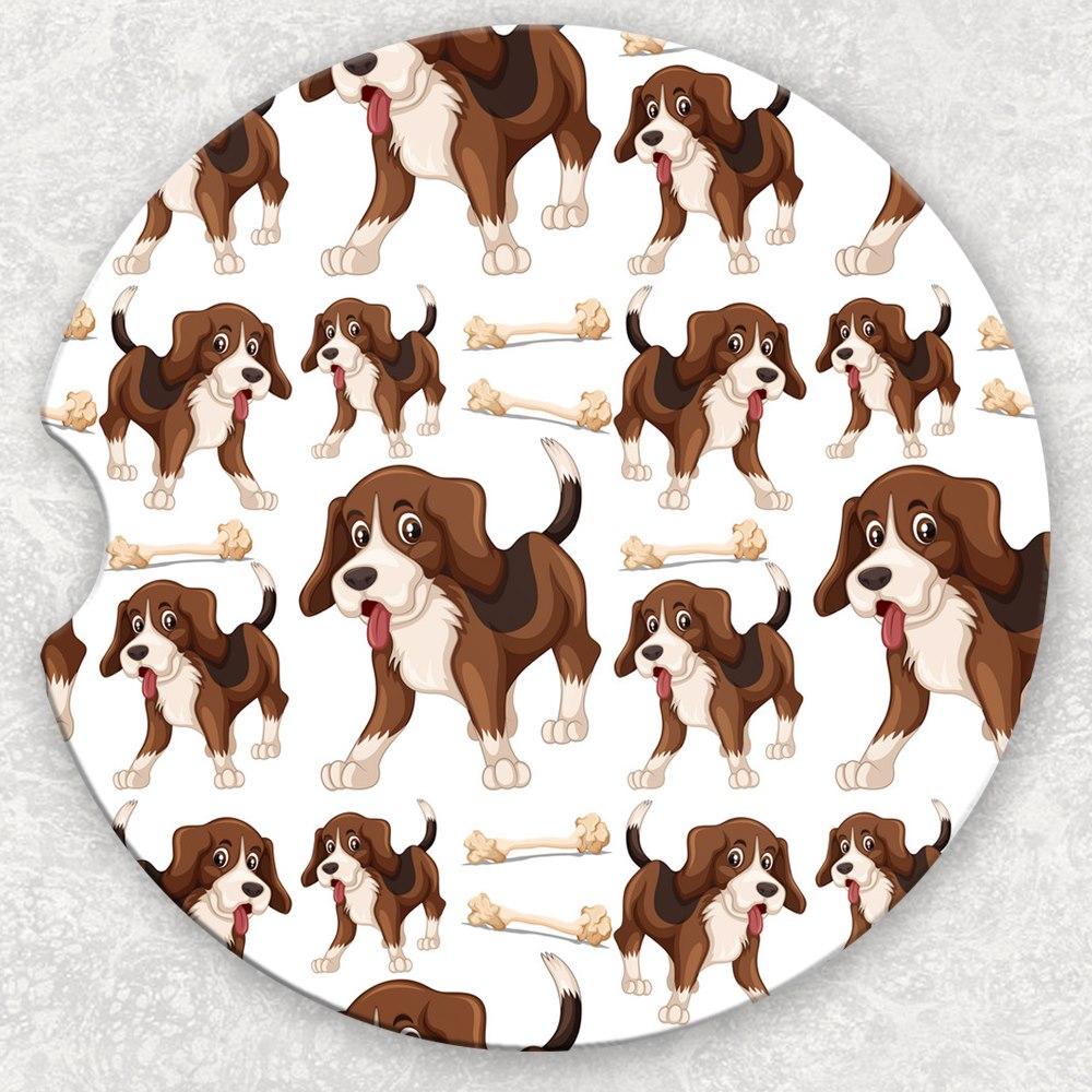 Car Coaster Set - Dogs