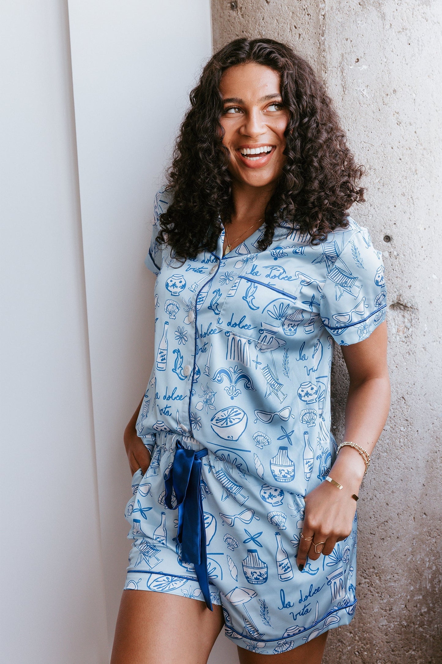 Dolce Vita Satin Pajamas