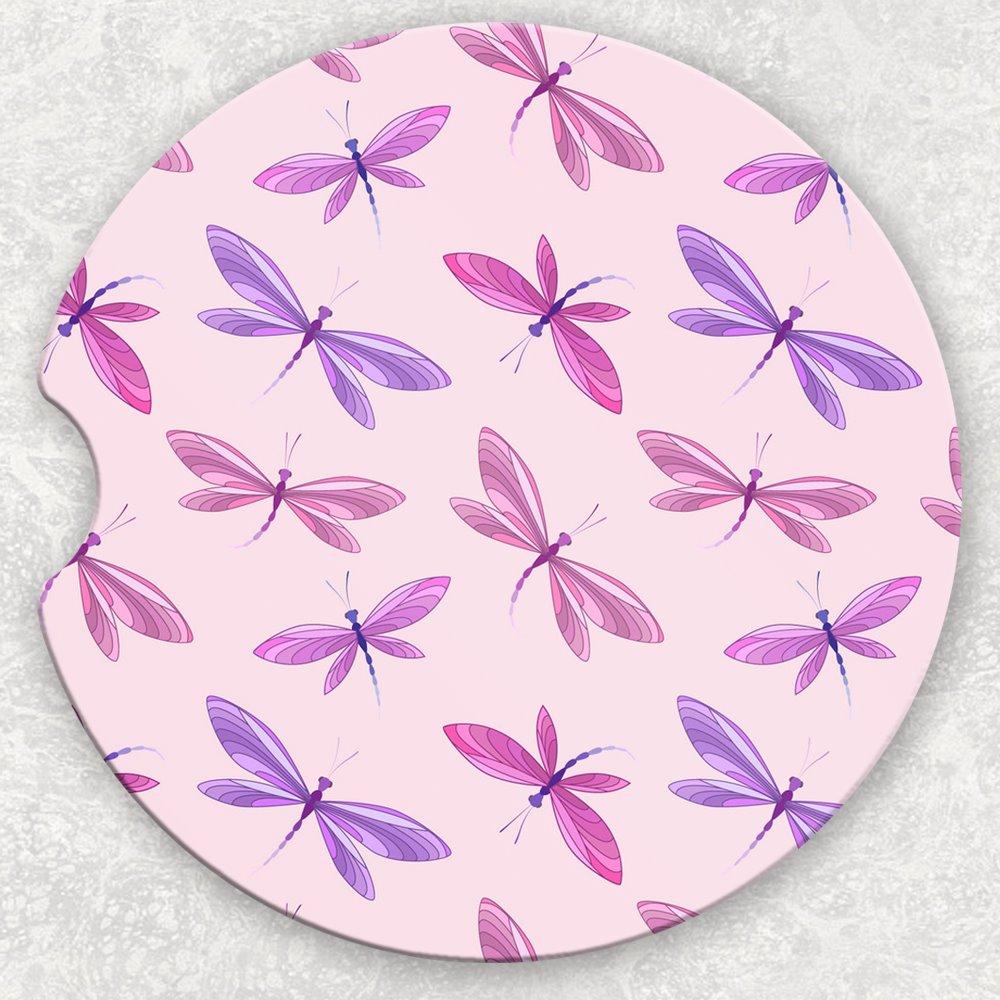 Car Coaster Set - Dragonflies