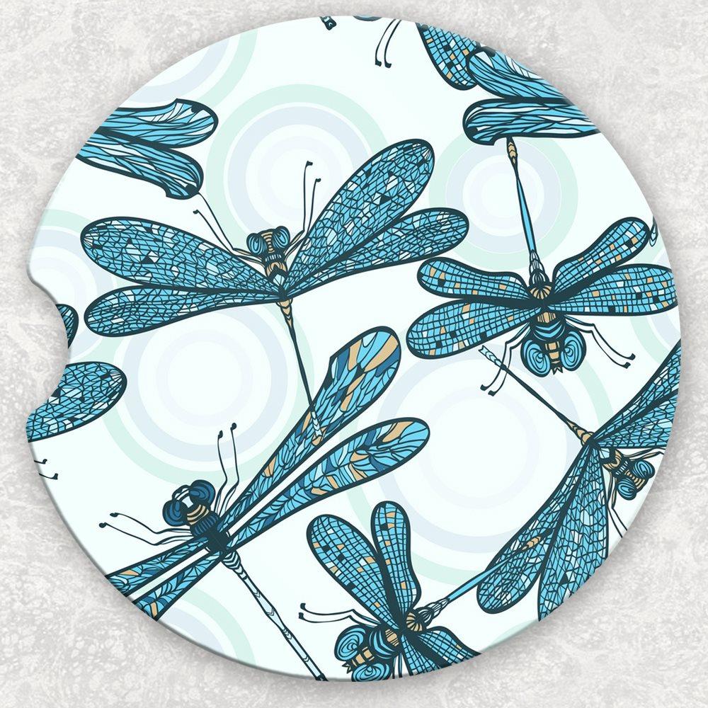 Car Coaster Set - Dragonflies