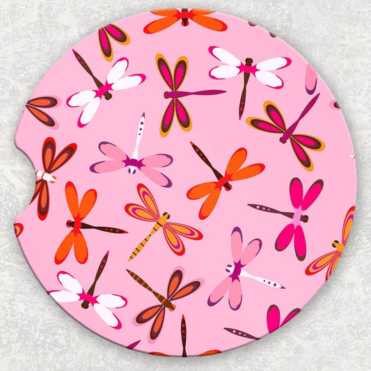 Car Coaster Set - Dragonflies